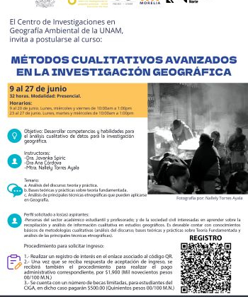 Métodos Cualitativos Avanzados en la Investigación Geográfica